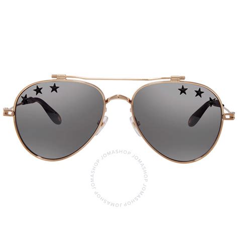 givenchy silver aviators stars|Givenchy Silver Mirror Pilot Unisex Sunglasses GV 7057STARS .